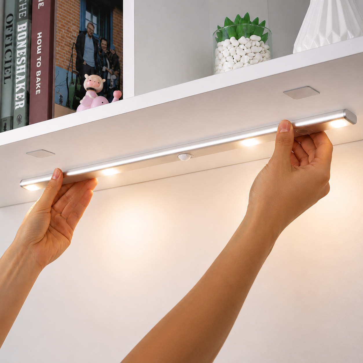 LumaSense™ | Lampe LED à Détecteur de Mouvement Sans Fil