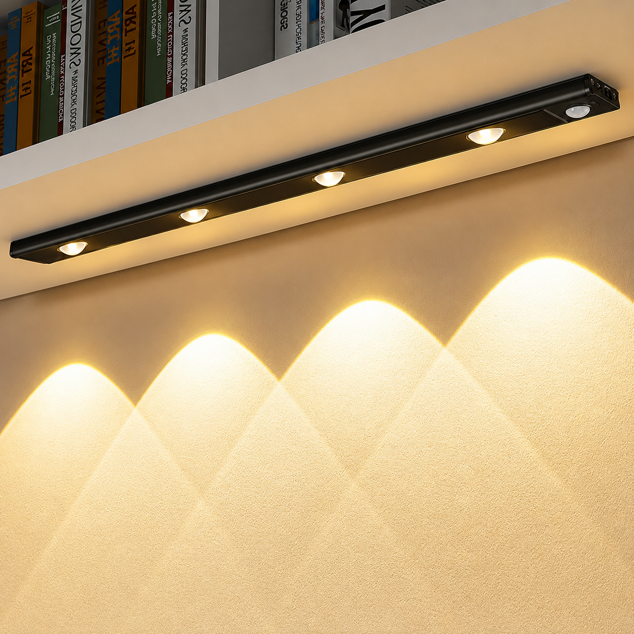 LumaSense™ | Lampe LED à Détecteur de Mouvement Sans Fil